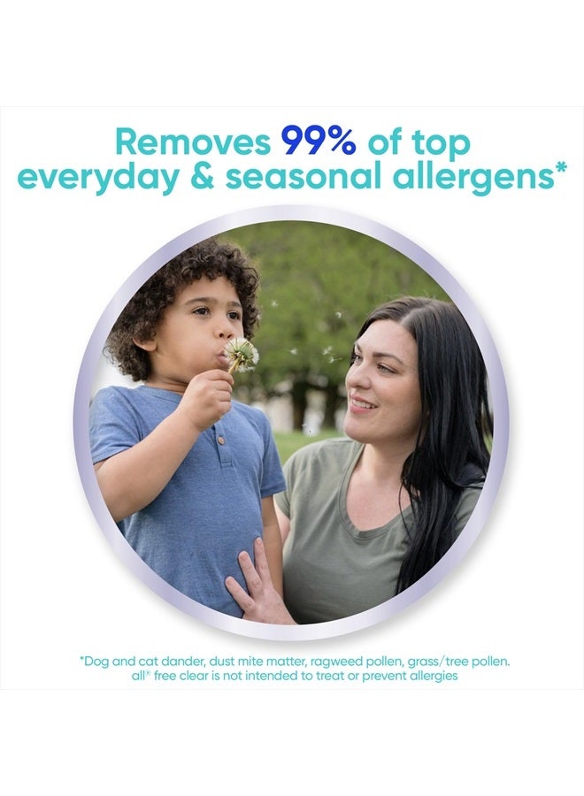 All Mighty Pacs Laundry Detergent Free Clear Odor Relief, Tub, 56 Count - Image 3