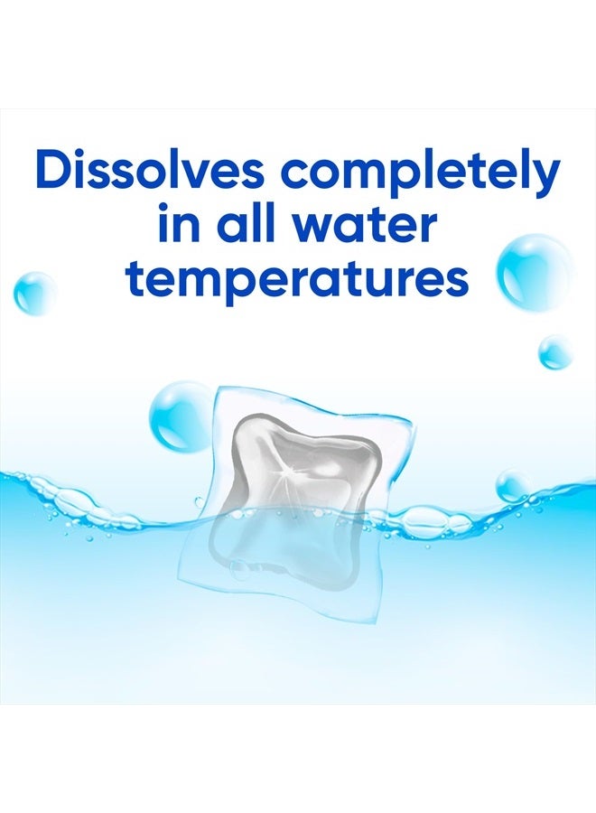 All Mighty Pacs Laundry Detergent Free Clear Odor Relief, Tub, 56 Count - Image 4