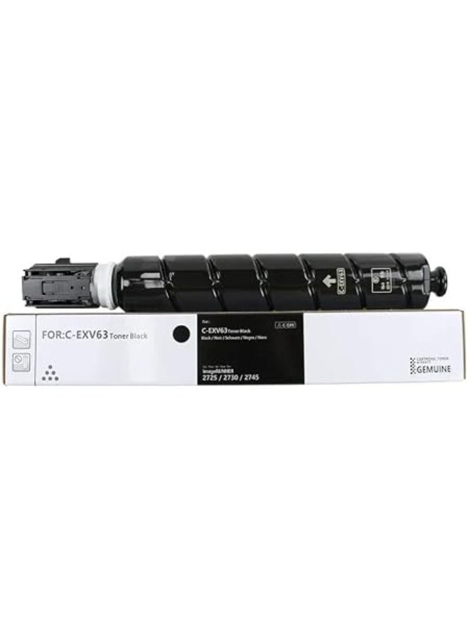C-EXV63 Compatible Black Toner Cartridge for Canon imageRUNNER 2725 2730 2745 Printers