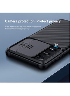 Nillkin Protective Case for Samsung Galaxy S23 FE 5G, TPU Shockproof Airbags Frame with Camera Lens Protection Slide Cover, PC Anti-Fingerprint Mobile Back Cover, 6.4-inch Slim Fit Phone Cases (Black)  - Image 3