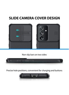 Nillkin Protective Case for Samsung Galaxy S23 FE 5G, TPU Shockproof Airbags Frame with Camera Lens Protection Slide Cover, PC Anti-Fingerprint Mobile Back Cover, 6.4-inch Slim Fit Phone Cases (Black)  - Image 4