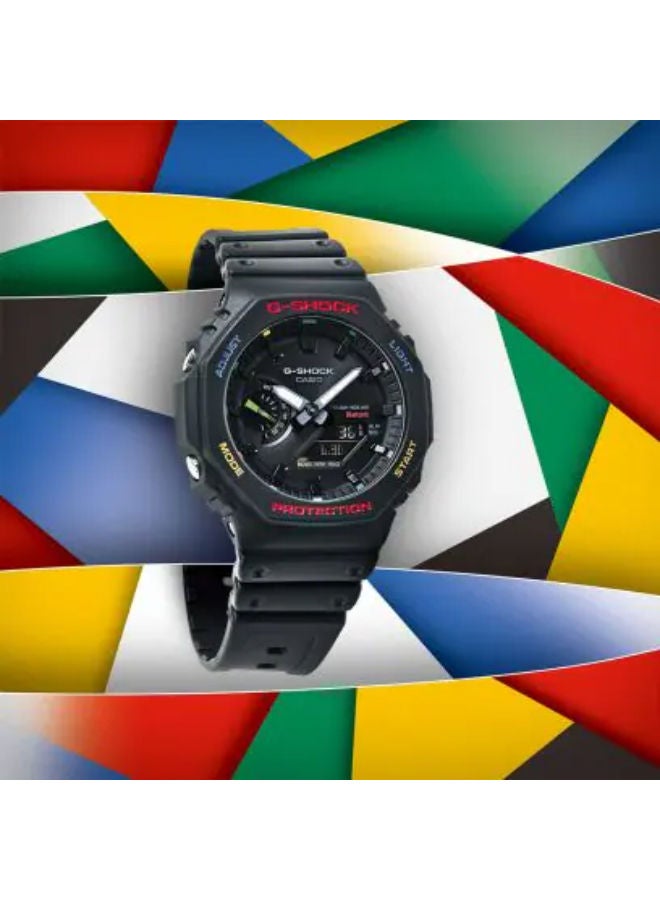 CASIO G_Shock Resin Analog+Digital Wrist Watch GA-B2100FC-1ADR - Image 2