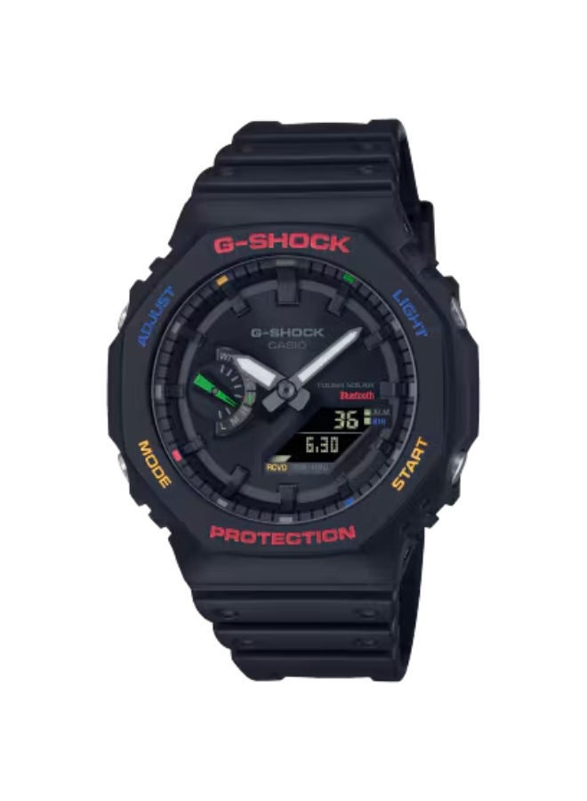 CASIO G_Shock Resin Analog+Digital Wrist Watch GA-B2100FC-1ADR - Image 1
