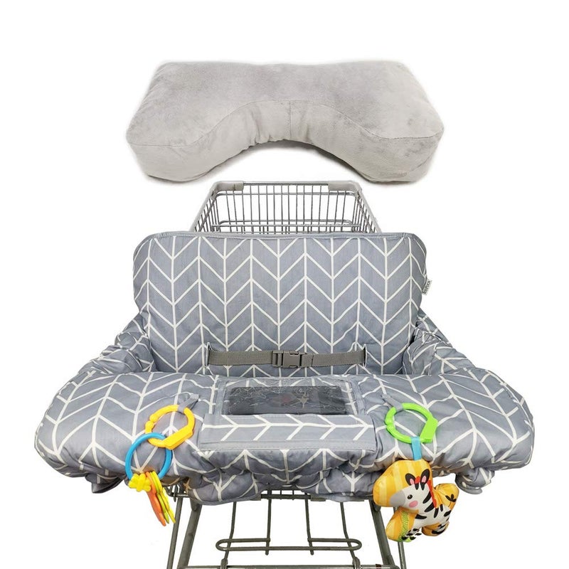 ICOPUCA Shopping Cart Covers for Baby, Seat positioner High Chair Cover, Machine Washable for Infant, Toddler, Boy or Girl - Image 3