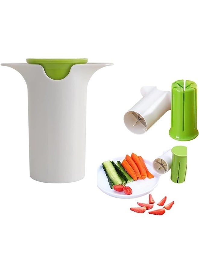 Generic Carrot Cutter,Fruit Cutters,Grape Cutters Grape Slicer Honey Dispenser Potatoes Strawberry Slicer Vegetable Slicer For Kids  - Image 1
