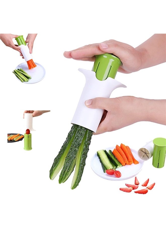 Generic Carrot Cutter,Fruit Cutters,Grape Cutters Grape Slicer Honey Dispenser Potatoes Strawberry Slicer Vegetable Slicer For Kids  - Image 3
