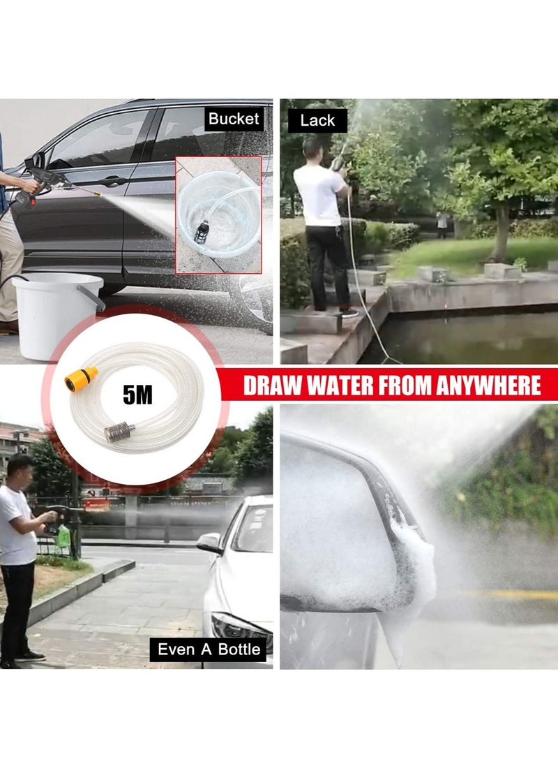 24V Cordless Portable Washer Electric High Pressure Cleaner Machine 30Bar Lithium Battery Handheld Car Cleaning Device With Foam Generator Nozzle Water Pump - Image 3