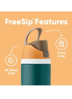 Owala FreeSip Insulated Stainless Steel Water Bottle with Straw for Sports, Travel, and School BPA-Free Sports Water Bottle, 24 oz  - Image 4