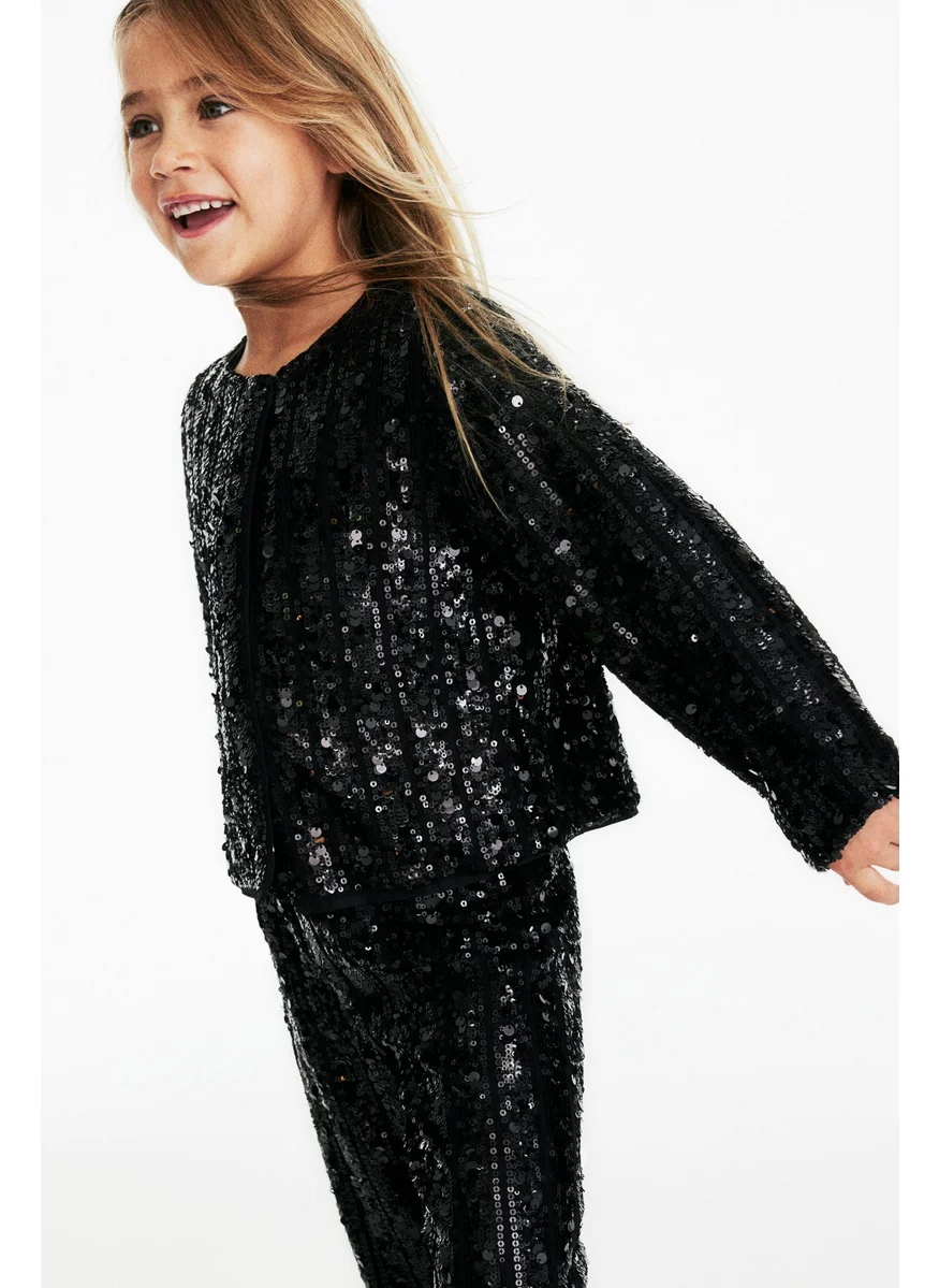 H&M Sequined Blazer