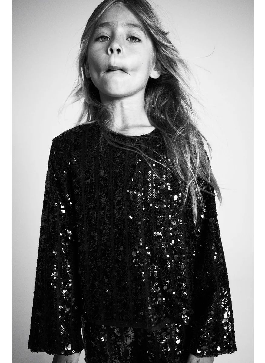 H&M Sequined Blazer