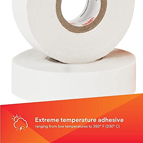3M Scotch Glass Cloth Electrical Tapes 69, 1/2 in x 22 yd, 1 Roll, Premium Grade, Glass Cloth Backing, Silicone Adhesive, High Temperature, Flame Retardant - Image 2