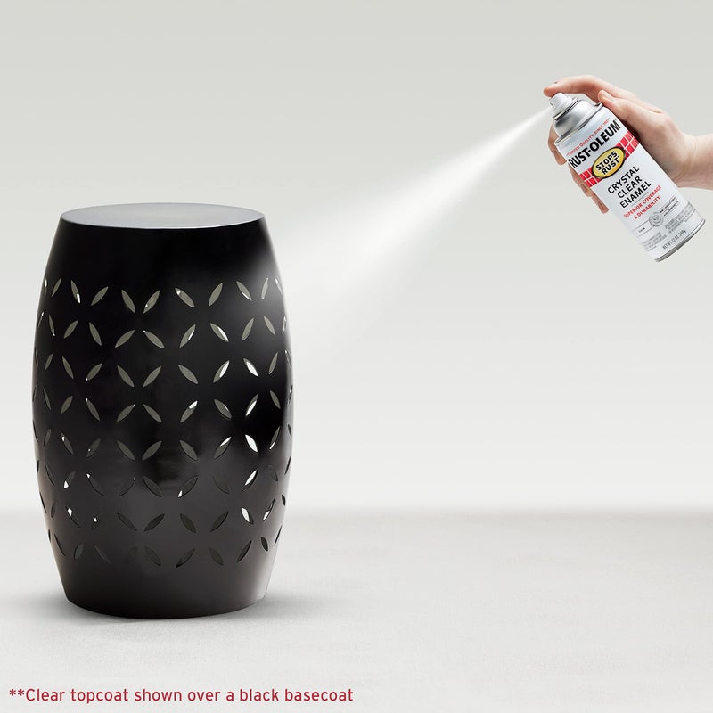 Rust-Oleum 7701830 Stops Rust Spray Paint, 12 oz, Gloss Crystal Clear - Image 5