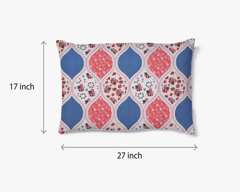 Filymore Floral Printed Pillow Covers | Made with Pure Microfiber Soft & Skin Friendly Pillow Cases | Size (17 x 27 inch, Off White) Set of 2 - Image 3