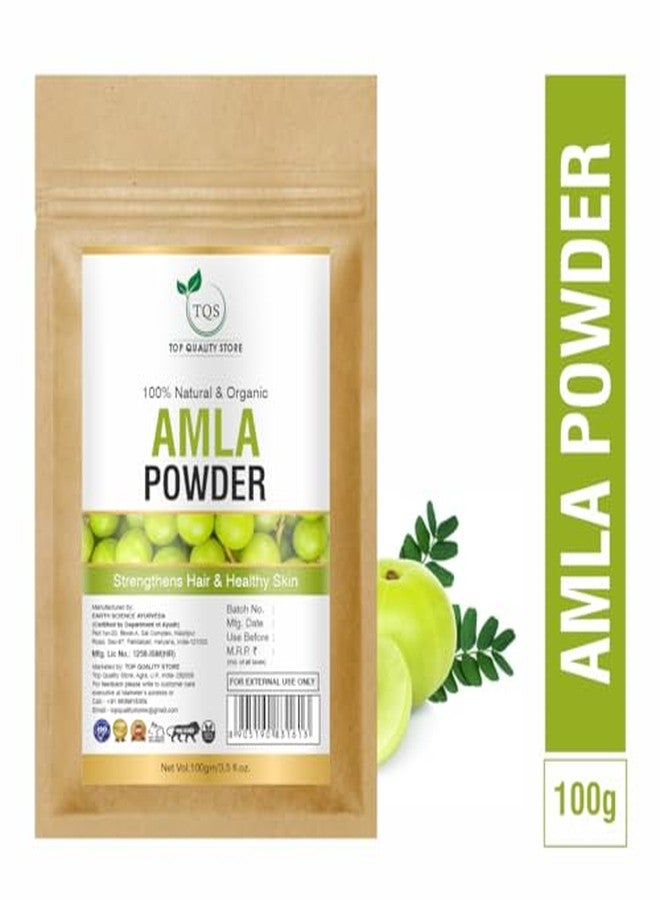 TQS 100% Natural & Organic Amla Powder for Hair and Skin Care, 100g - Image 3