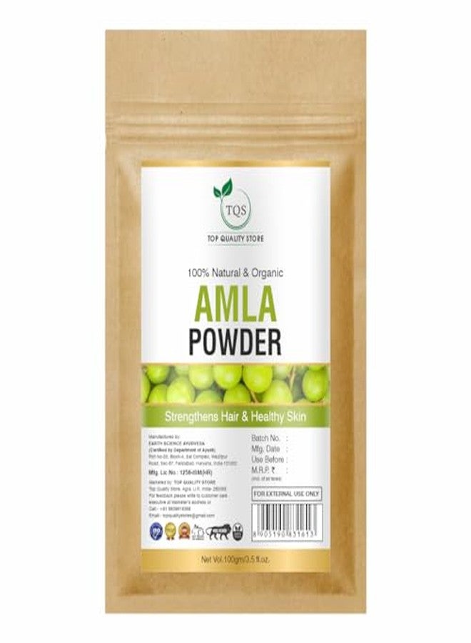 TQS 100% Natural & Organic Amla Powder for Hair and Skin Care, 100g - Image 2