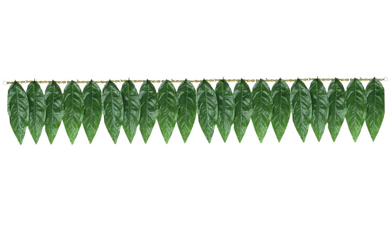 Daedal craftersMango Leaf Flower Toran for Main Door Entrance, Reusable Thoran for Mandir & Living Room Décor, Bandarwal for Festival Decoration, Flower Hanging for Home & Office Décor - Image 3