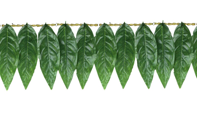 Daedal craftersMango Leaf Flower Toran for Main Door Entrance, Reusable Thoran for Mandir & Living Room Décor, Bandarwal for Festival Decoration, Flower Hanging for Home & Office Décor - Image 5