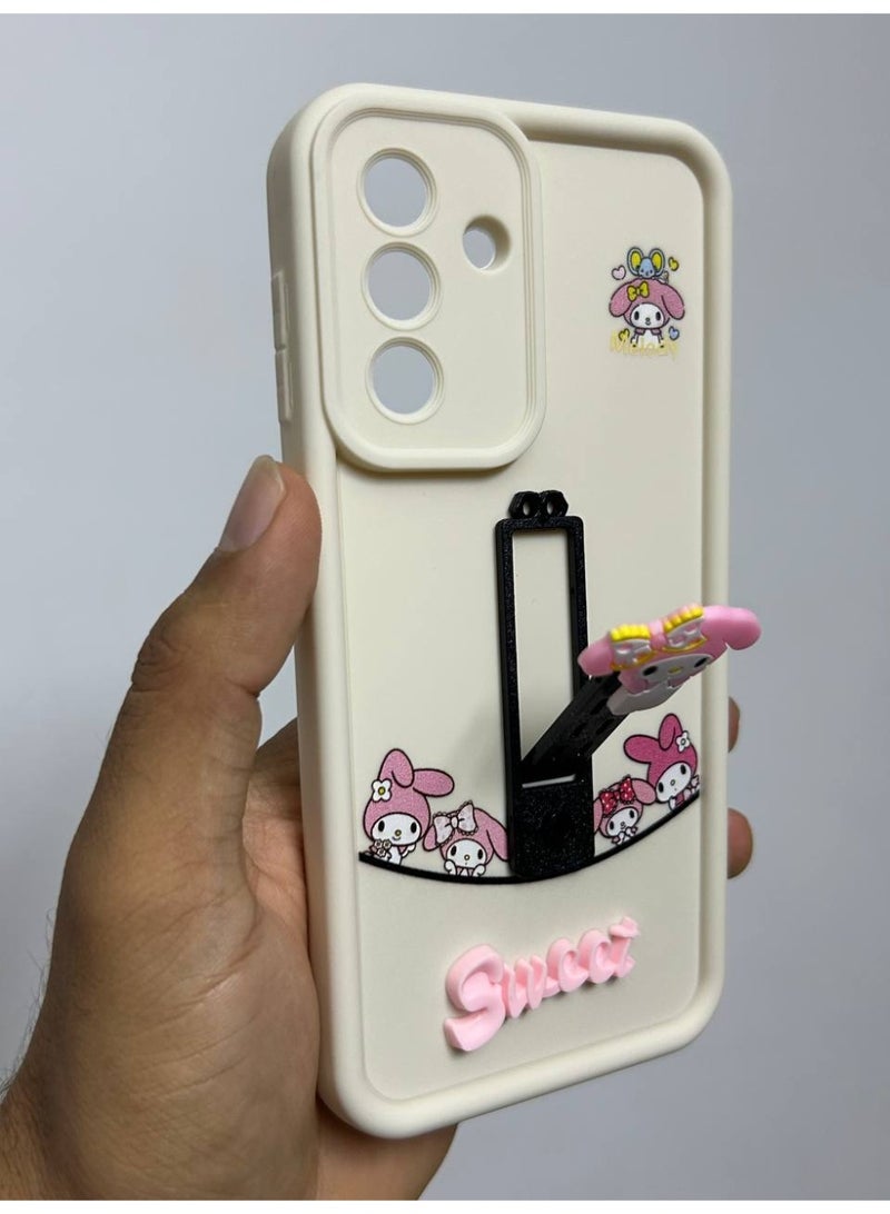 جراب خلفي بتصميم كرتوني جديد عليه كلمه Sweet متوافق مع هاتف Samsung A56 - Image 2