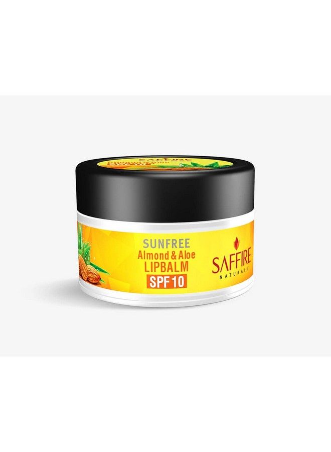 Saffire Naturals Sunfree Matte Look 4In1 Sunblock Spf 40 Pa++ ; Saffire Naturals Almond & Aloe Lip Balm Spf 10 ; - Image 3