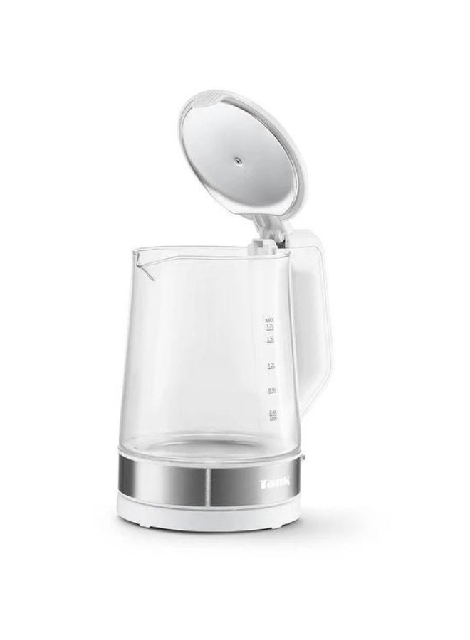 TANK Safe Touch Classic Glass Electric Kettle 1.7L 1850W - KG-2318/White - Image 4