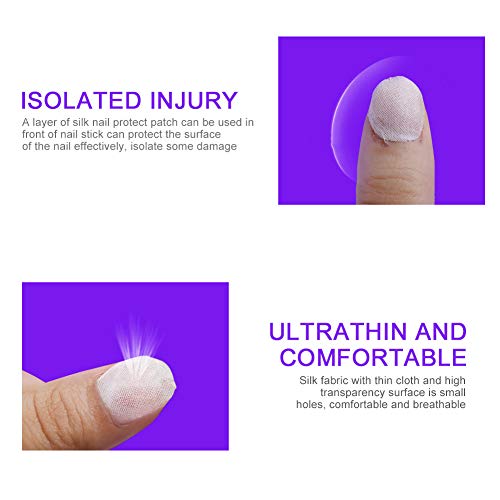 Jadeshay Silk Nail Wrap, Adhesive Nail Protection Stickers, Clear UV Gel Nail Art Tools for Protecting Nails - Image 3