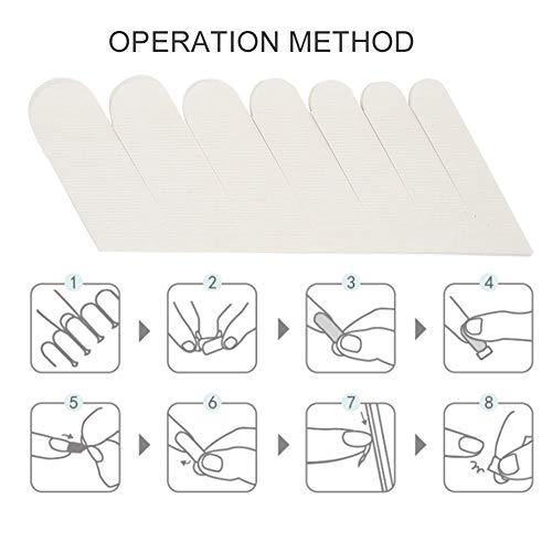 Jadeshay Silk Nail Wrap, Adhesive Nail Protection Stickers, Clear UV Gel Nail Art Tools for Protecting Nails - Image 5