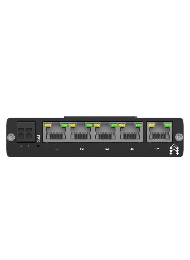 TELTONIKA TSW010 5-Port 10/100 Mbps Unmanaged Ethernet Switch; Black Metal Case; RJ45 Interface; Compatible with Desktop, Laptop, Printer; Ideal for Industrial Use - Image 2