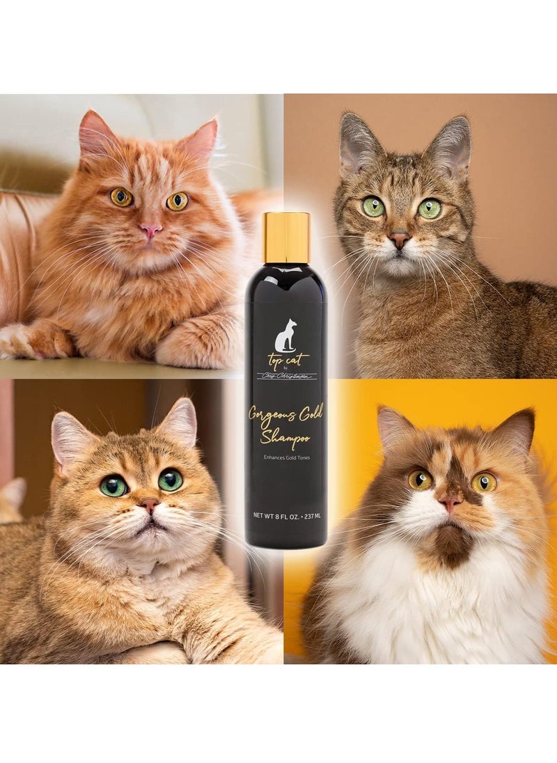 Chris Christensen Topcat Gorgeous Gold Shampoo 236ml  - Image 5