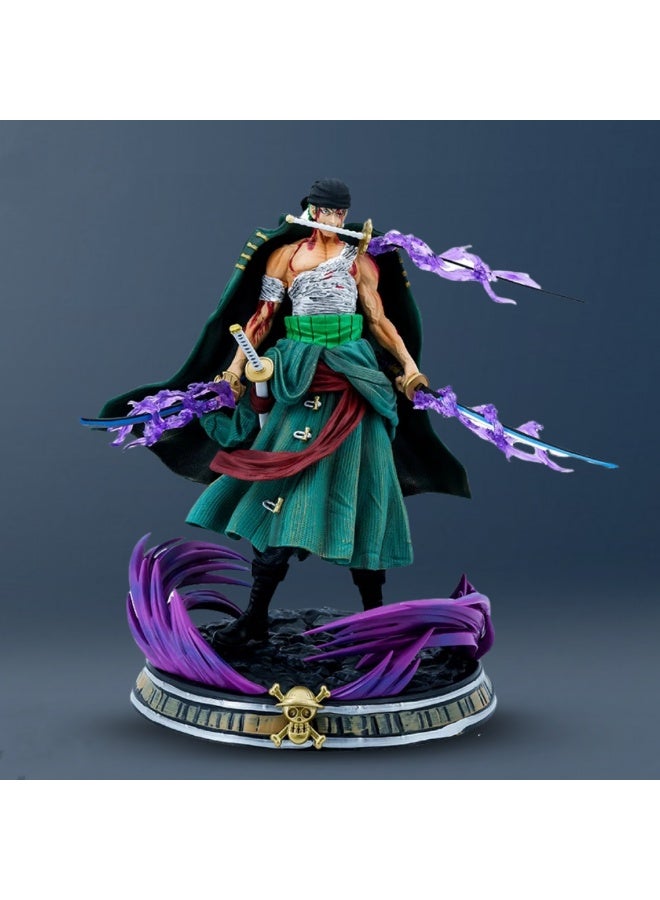 تمثال رورونوا زورو – شخصية ون بيس، مجسم أنمي عالي الجودة لهواة جمع المجسمات - Image 2