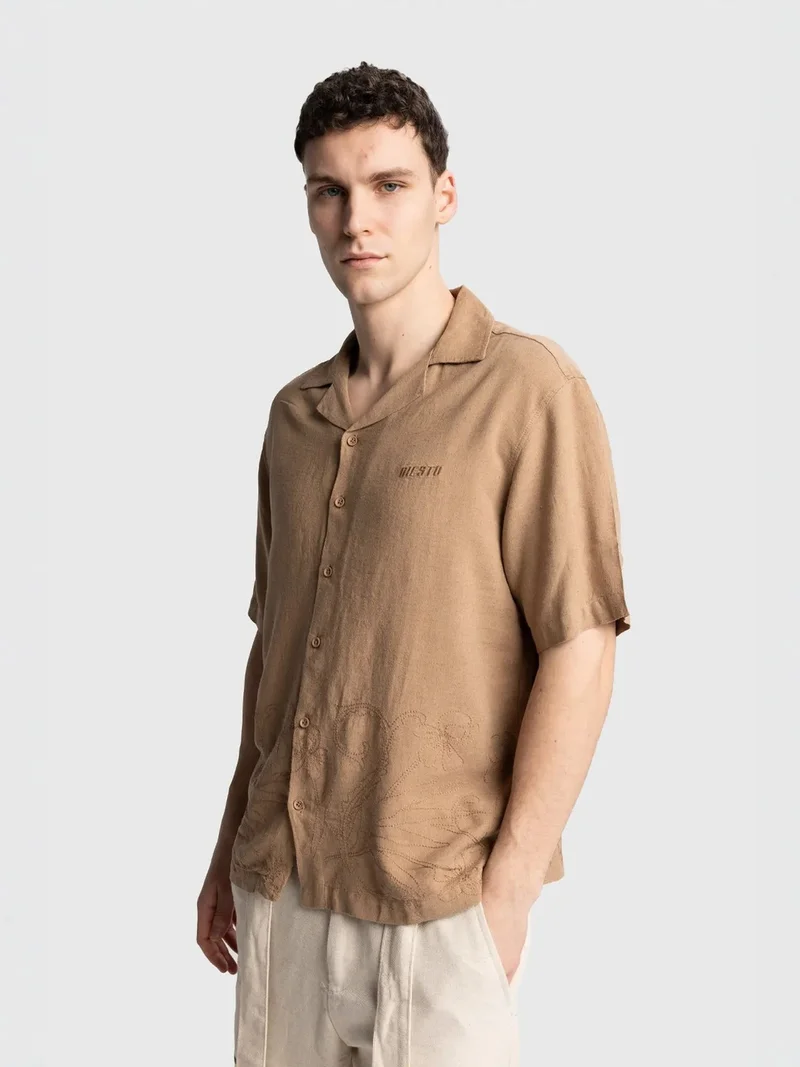 GIESTO Regular Fit Short Sleeve Shirt
