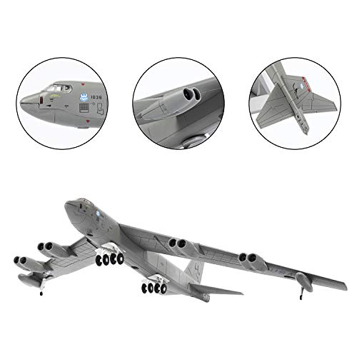 HANGHANG 1/200 Scale B-52 Attack Plane Metal Fighter Military Model Fairchild Republic Diecast Plane Model for Commemorate Collection or Gifts - Image 2