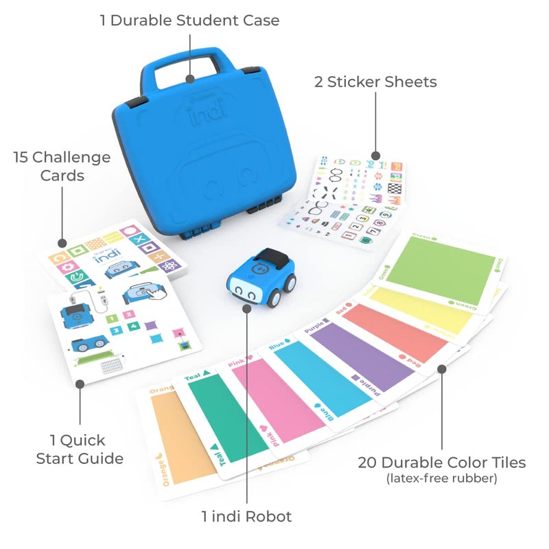 Sphero Indi Student Kit  Screenless Coding Robot for Kids 4  Introduce Coding Computer Science and Computational Thinking Concepts  Solve Puzzles  Create Mazes  Educational STEM Toy - Image 3