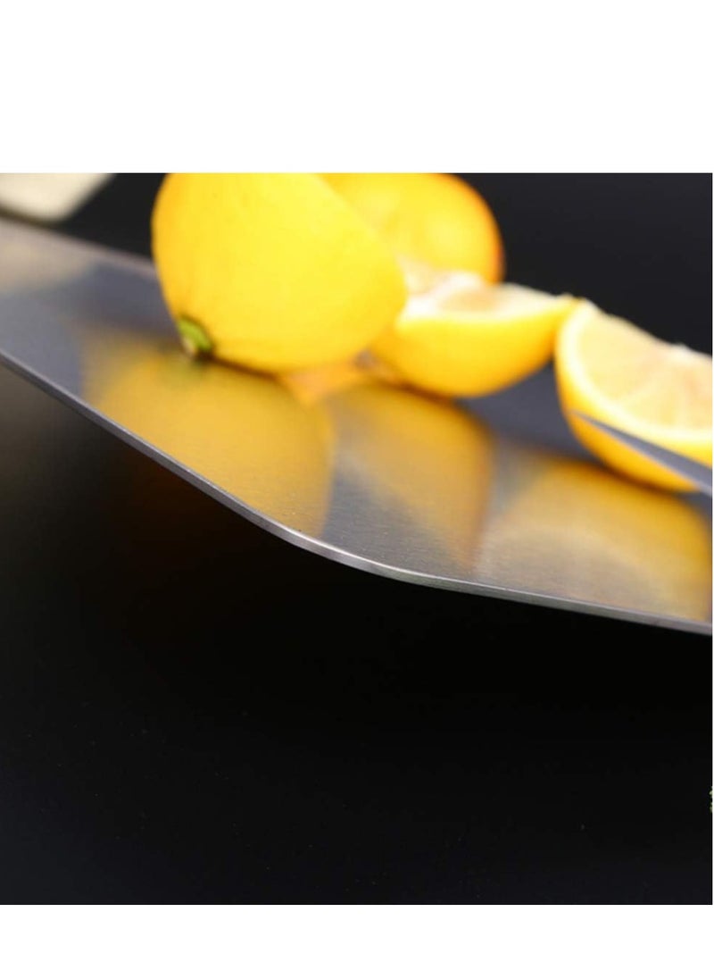 Golden Apple Market - Heavy Duty 304 Stainless Steel Cutting Board for Kitchen Double-Sided Non-Slip Chopping Board for Meat Vegetables Fruit and Cheese Easy to Clean Scratch Resistant Mold-Proof Perfect for Home Cooking(40*30*0.2) - Image 1