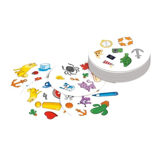 Asmodee Spot It! Classic Card Game (2024 Refresh) - Pocket Eco Edition, 5-in-1 Visual Perception Game for Quick Reflexes and Family Fun, Ages 6+, 2-8 Players, 10 Minute Playtime - Image 2