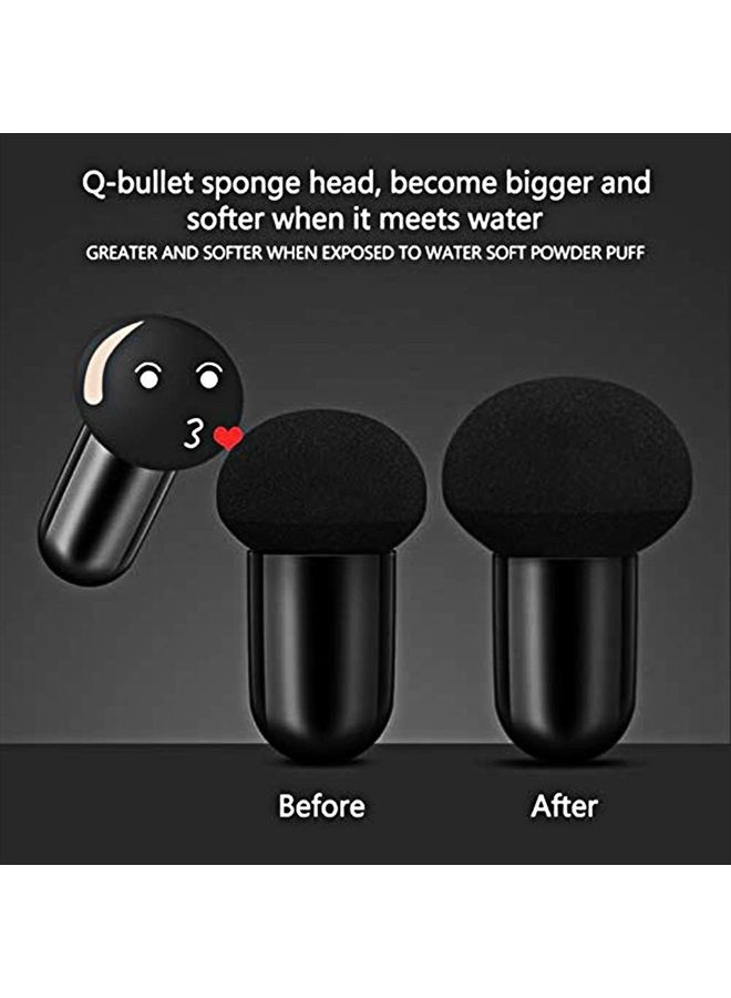 GL-Turelifes Mushroom Head Air Cushion Foundation CC Cream Water Feeling Flawless BB Cream Moisturizing Oil Control, Lightweight & Smoothing Natural Concealer (BlanchedAlmond)  - Image 4