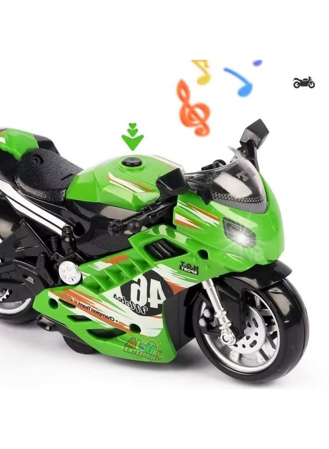 Alokik Enterprise Motorcycle Toy Pull Back Motorcycle Toys, Tiny Gift With Music Lighting, Latte Motorcycles Toy For Kids Boys Best Birthday Gift?Pack Of 1?,Assorted - Image 5