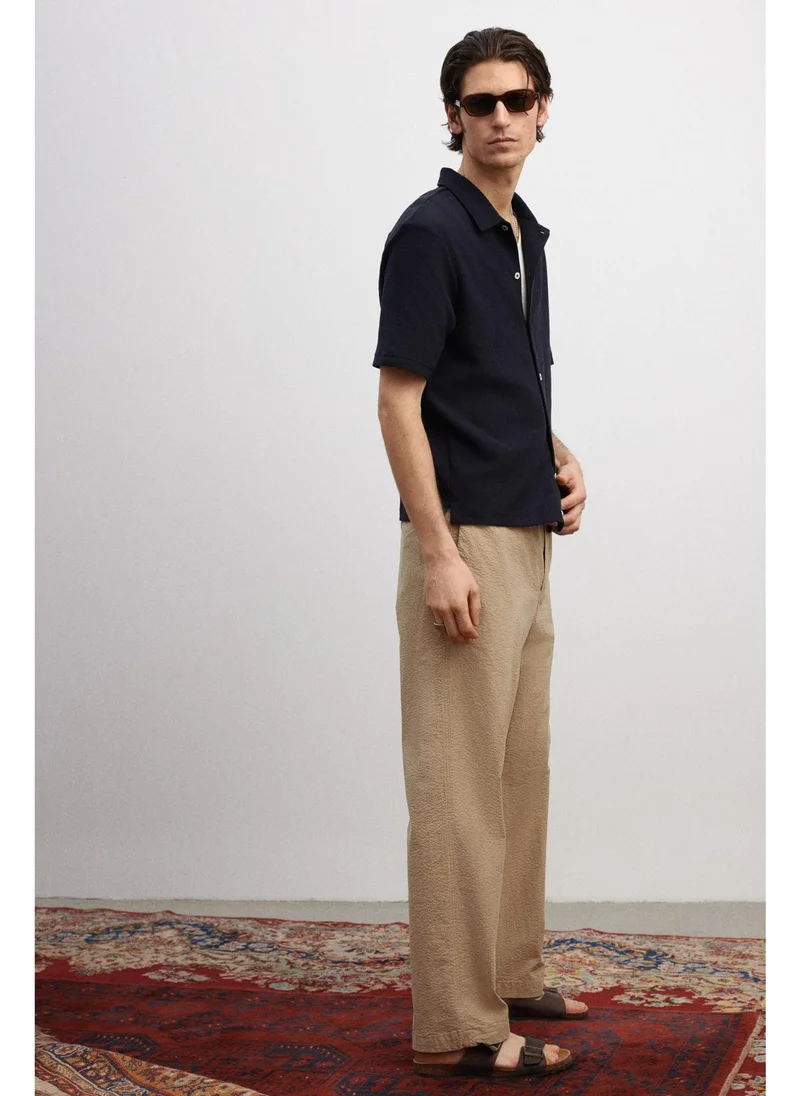 H&M Relaxed Fit Seersucker trousers