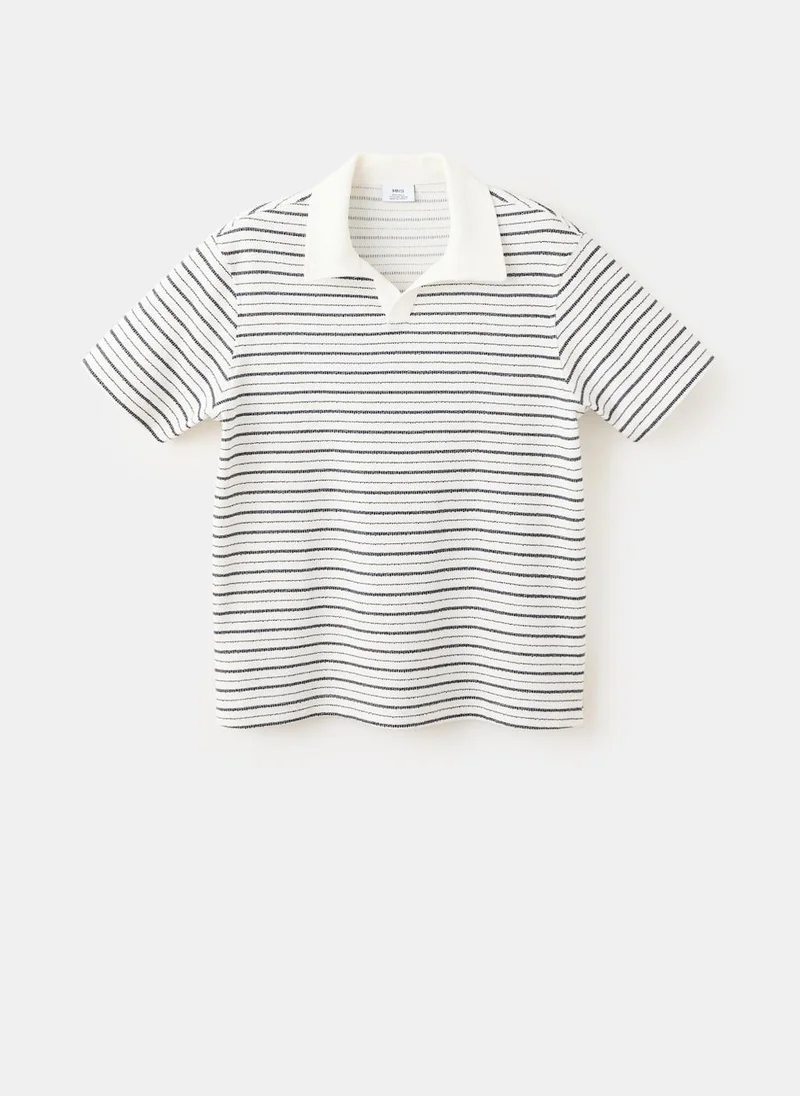 Regular-Fit Striped Cotton Polo