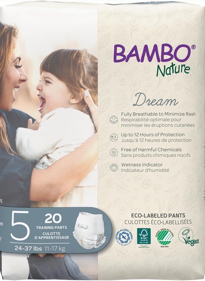 BAMBO NATURE Premium Training Pants (SIZES 4 TO 6 AVAILABLE), Size 5, 100 Count  - Image 1