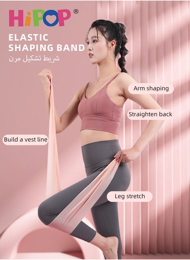 HIPOP 2 PCS Latex Resistance Bands, Exercise Bands for Women and Men, Portable Workout Bands with 2 Different Resistance Levels, Stretch Bands for Booty Legs, Pilates Flexbands, 28LB, 36LB,  - Image 2