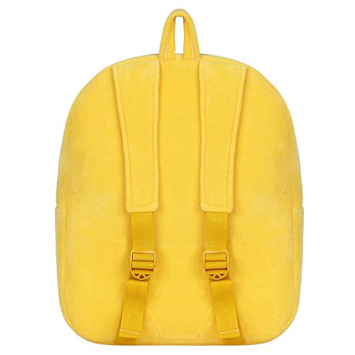 blue tree Cute Kids Backpack Toddler Bag Plush Animal Cartoon Mini Travel Bag for Baby Girl Boy 1-6 Years (Spongebob) (Yellow) - Image 2