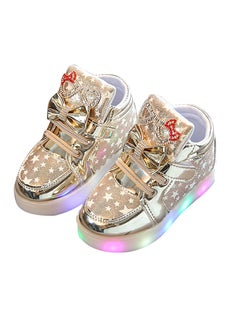 Al Aoyama Al Aoyama LED Light Up Shoes Kids High top Sneakers Flashing Luminous Shoes Dancing Sneakers for Boys Girls Toddles Gift  - Image 1