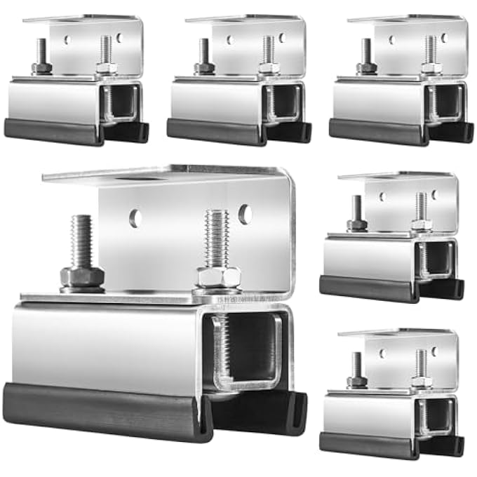 rayihni Roof Rack Mount Kit, Roof Rack mounting Brackets, 304 Stainless Steel Van Roof Rack for ProMaster, Boxer, Jumper, Ducato 6 Piece - Image 1