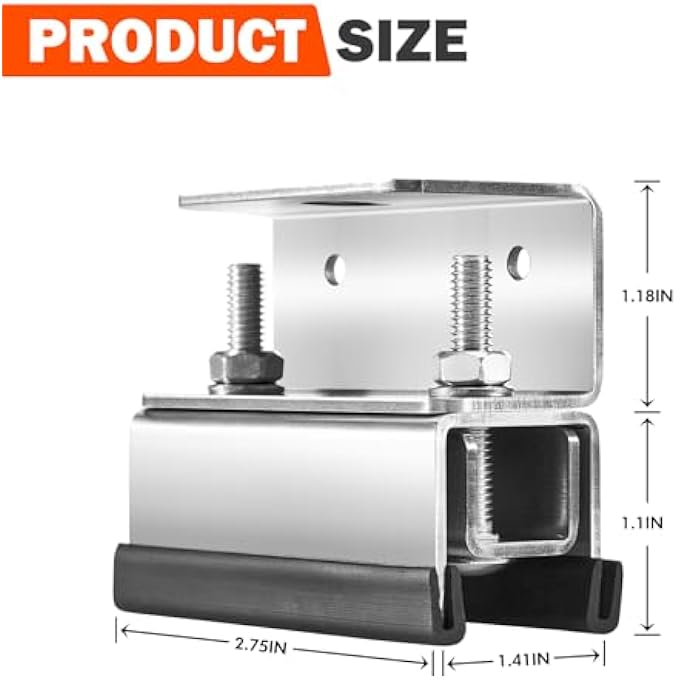 rayihni Roof Rack Mount Kit, Roof Rack mounting Brackets, 304 Stainless Steel Van Roof Rack for ProMaster, Boxer, Jumper, Ducato 6 Piece - Image 3