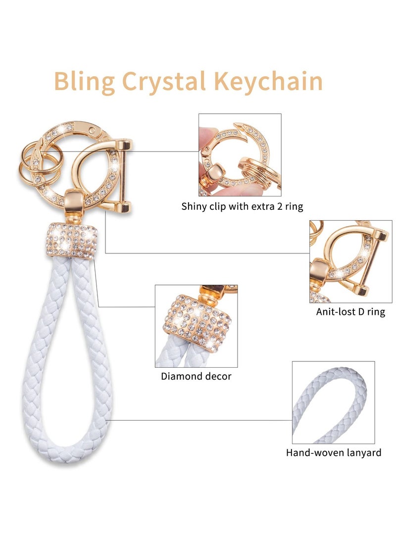 SOLARAE For Porsche Key Fob Cover With Keychain Lanyard, Key Fob Protector Shell Compatible With Porsche Boxster Cayenne Panamera Cayman Macan Carrera 911 991 Keyless Entry Smart Key Case - Image 5