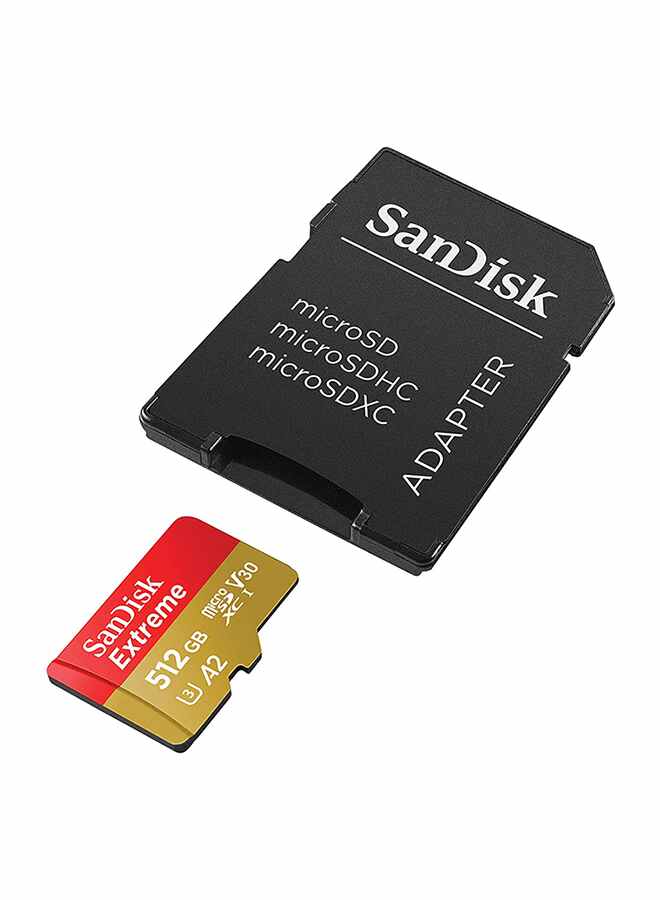 sandisk Extreme microSDXC UHS-I Memory Card With Adapter - A2, U3, V30, 4K UHD, Micro SD - Image 2
