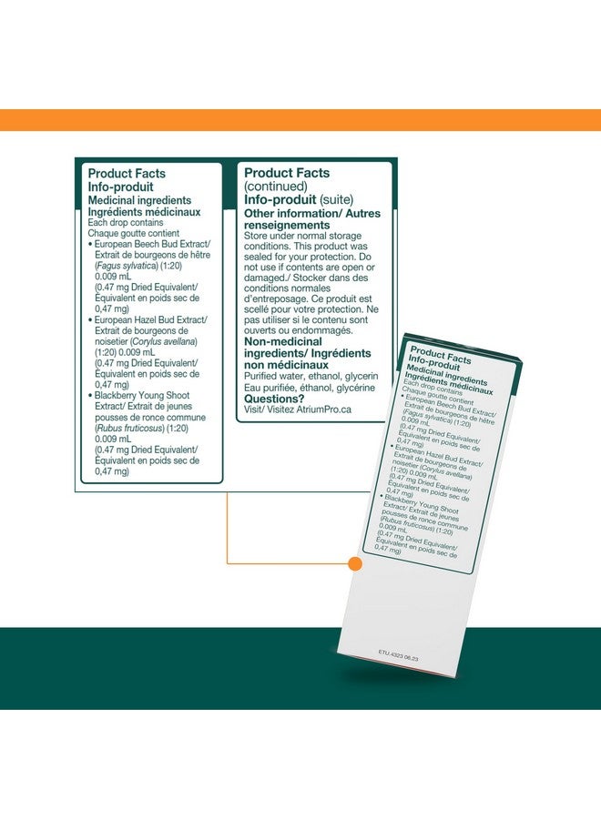 Genestra Brands Pulmo-gen | European Beech, European Hazel, and BlackBerry Herbal Supplement | 0.5 fl. oz. - Image 2