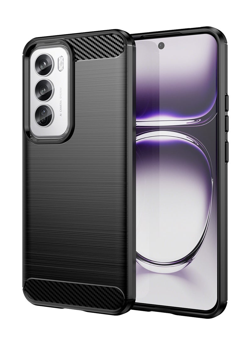 Fankalo - Phone Case for Oppo Reno12 Pro 5G Soft TPU Brushed Texture Anti-Slip - Image 1