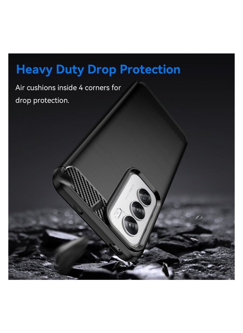 Fankalo - Phone Case for Oppo Reno12 Pro 5G Soft TPU Brushed Texture Anti-Slip - Image 1