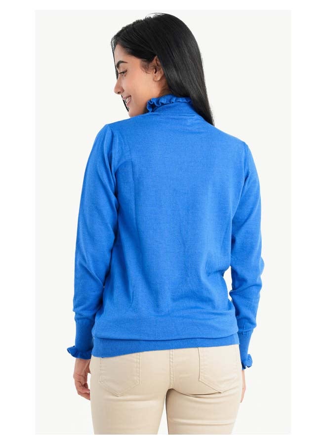 Carina Pullover with Ruffled Neck & Cuffs - Image 3